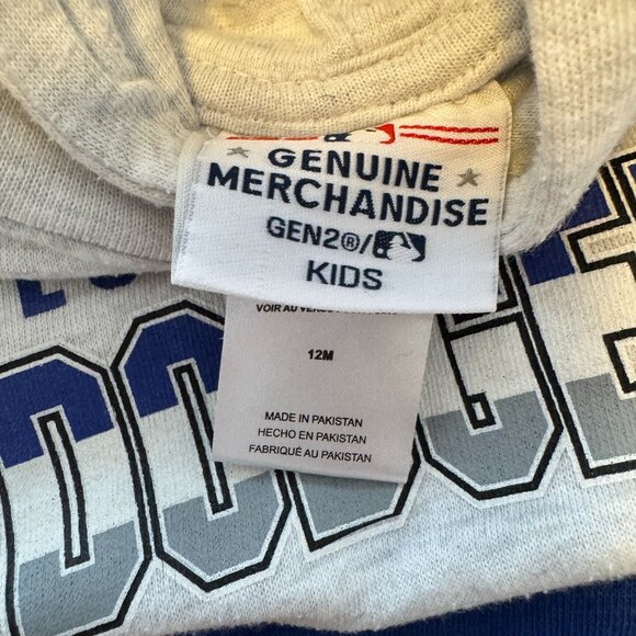 ⚾️ LA Dodgers Baby Bodysuit & Hoodie Set (12M, MLB Genuine Merchandise) - Picture 6 of 6